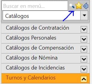 clic en el icono de Favoritos