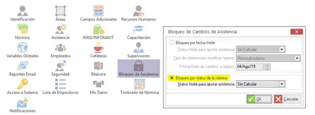 Bloqueo de asistencia