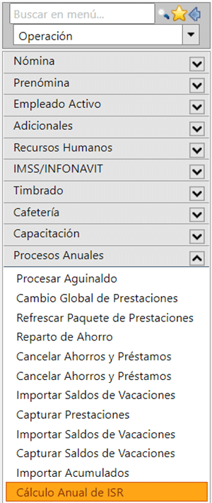 clic a procesos anuales